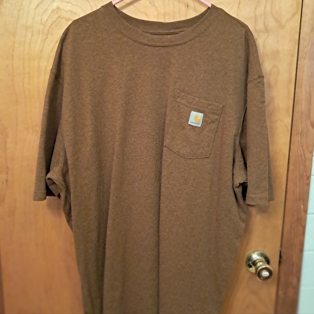 Carhartt Men's Short Sleeve Brown Tee